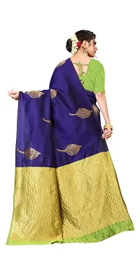 Fancy Soft Silk Saree With Blouse Piece For Women-thumb1