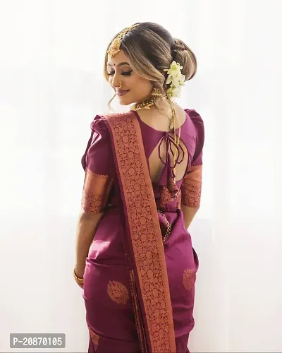 Fancy Soft Silk Saree With Blouse Piece For Women-thumb2