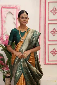 Fancy Art Silk Saree With Blouse Piece For Women-thumb1