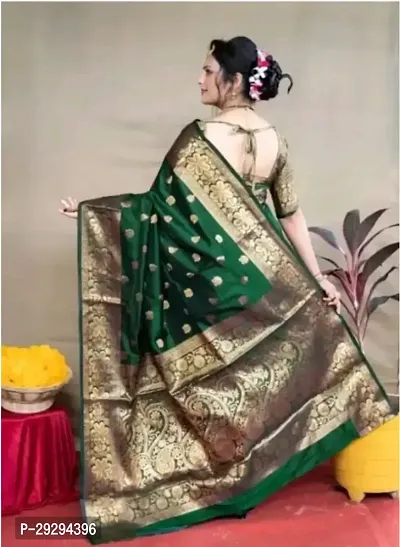 Fancy Art Silk Jacquard Saree With Blouse-thumb2
