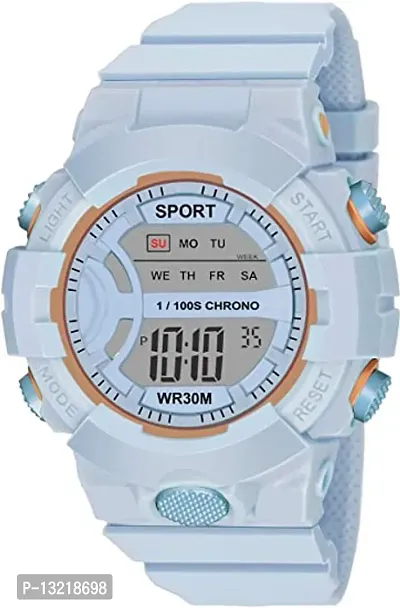 Digital Watch Silicon Strap Stylish Digital Transparent Watch Shockproof Multi-Functional Automatic Color Digital Sports Watch for Mens Kids Watch for Boys Sports Watch for Boys-thumb0