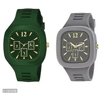 Mirror Color Watches For Boys Analog Mirror Fashions Trendy Watch For Men Pack of 2 Mirror Combo Latest Watch-thumb0