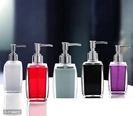 SVK Dream Ceramic Soap Dispenser Handwash Liquid Soap Dispenser | Shampoo Dispenser | Lotion Dispenser | Gel Dispenser for Bathroom and Kitchen (1 Pc 300 ml)-thumb5