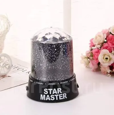 SVK Dream Star Master Colorful Romantic LED Cosmos Sky Starry Moon Beauty Night Projector Bed Side Lamp with USB Cable