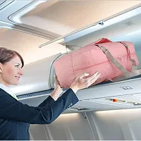 K Y KANGYUN Nylon Lightweight Waterproof Foldable Travel Duffle Bag (Pink)-thumb2
