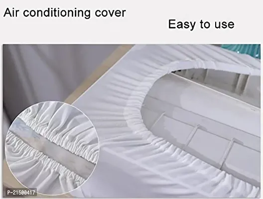 SVK Dream Air Conditioning Dust Cover Folding Designer Ac Cover for Indoor Split Ac 1.5 ton (97 x 31 x 21.5 cm) (Jungle Deer)-thumb5