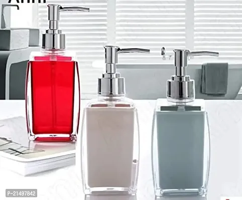 SVK Dream Soap Dispenser Hand Pressure Sanitizer Bottle Liquid Hand Washing Soap Dispenser Kitchen and Bathroom Decor Bottle 1pc 350 ml-thumb2