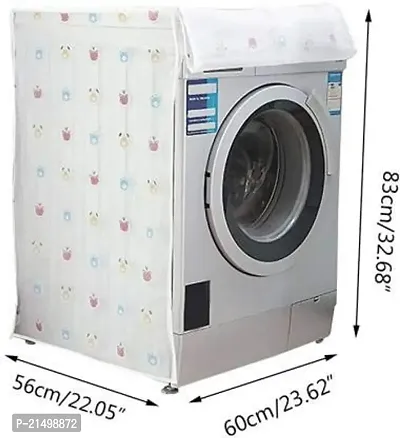 SVK Dream Washing Machine Cover Suitable for Front Load Washing Machines (Color and Design May Vary) (60 cm X 56 cm X 83 cm)