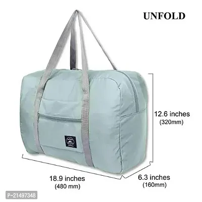 4square Travel Folding Bag Travel Folding Bag Organizer for Picnic, Beach,Waterproof Folding Multipurpose Bag for Men, Women and Children (Color May Vary)-thumb2