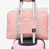 K Y KANGYUN Nylon Lightweight Waterproof Foldable Travel Duffle Bag (Pink)-thumb3