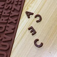 SVK Dream A to Z Silicone Alphabets Shape Tray for Cavities ABCD for Cake,Chocolate Butter Decoration Jelly(Brown) hocolate Butter Decoration Jelly Cake Baking MoldCake Baking Mold(Brown)-thumb3