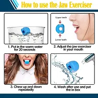 SVk Dream jawline Exerciser with 2 Biting Strips free, face and neck exerciser define your jawline,silm and tone your face,look younger and health- help reduce stress and cravings-thumb3