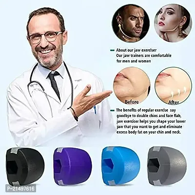 SVk Dream jawline Exerciser with 2 Biting Strips free, face and neck exerciser define your jawline,silm and tone your face,look younger and health- help reduce stress and cravings-thumb3