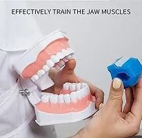 SVk Dream jawline Exerciser with 2 Biting Strips free, face and neck exerciser define your jawline,silm and tone your face,look younger and health- help reduce stress and cravings-thumb1