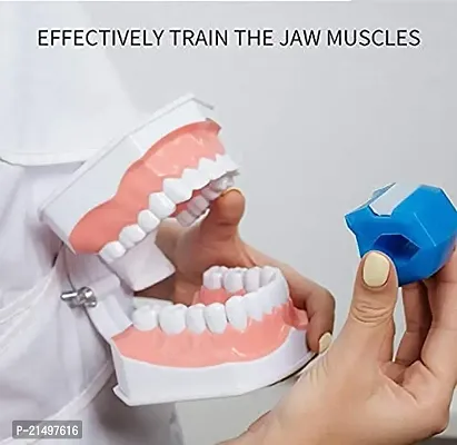 SVk Dream jawline Exerciser with 2 Biting Strips free, face and neck exerciser define your jawline,silm and tone your face,look younger and health- help reduce stress and cravings-thumb2