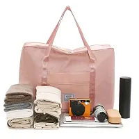 K Y KANGYUN Nylon Lightweight Waterproof Foldable Travel Duffle Bag (Pink)-thumb1