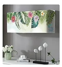 SVK Dream Printed Color Air Conditioning Dust Cloth Cover Folding AC Covers for Split for 1.5 ton Indoor Unit (Size:38 x 12 x 9 in) (Leaves Tree)-thumb2