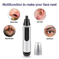 Toexy Beauty EarNose Hair Trimmer Clipper-Painless Eyebrow Facial Hair Trimmer For Men Women,Battery-OperatedWaterproof Cutter Easy Cleaning(Black)-thumb1