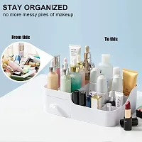 HOLLIO Vanity Organizer for Makeup Cosmetic Small Makeup Organizer with Drawers Skincare organizer Bathroom Organizer for Lipsticks Jewelry Nail Care Skincare, Eyeshadows-thumb2