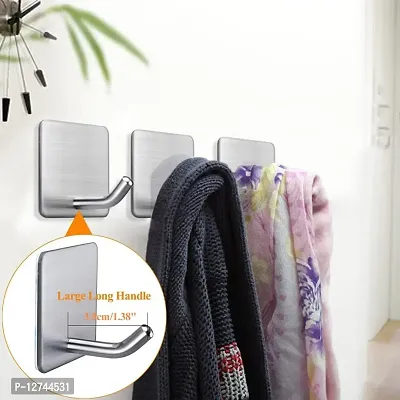 Buy Hollio Adhesive Hooks Heavy Duty Stick On Wall Hooks Towel