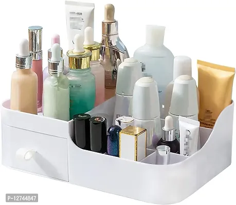 HOLLIO Vanity Organizer for Makeup Cosmetic Small Makeup Organizer with Drawers Skincare organizer Bathroom Organizer for Lipsticks Jewelry Nail Care Skincare, Eyeshadows-thumb2