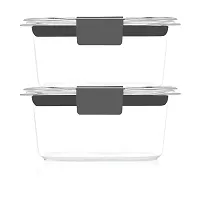 HOLLIO Food Storage Containers Airtight Food Storage Containers Jars and Container,with Easy Snap Lids - Pantry  Kitchen Organization (850ML - 2 PCS)-thumb4