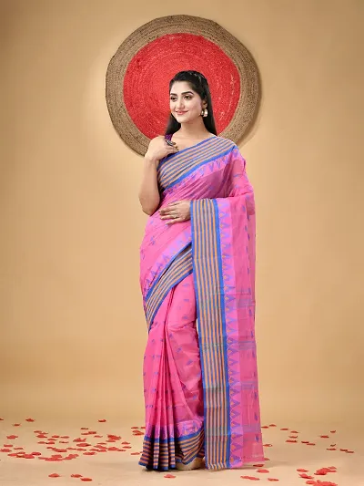 Alluring Cotton Saree without Blouse piece 