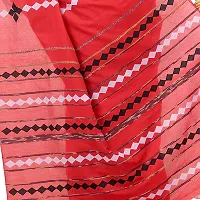 dB DESH BIDESH Women`s Bengali Khesh Mul Pure Cotton Handloom Saree With Blouse Piece(Red)-thumb3