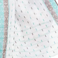dB DESH BIDESH Women Bengal Tant Traditional Handloom Pure Cotton Saree Noyonchuri Design Without Blouse Piece (Brown Firoza)-thumb4