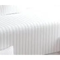 Home Solution diwan Set Satin Stripes 8 Pieces One Bed-Sheet 60*90, Five Cushion Covers 16*16 & Two Bolster Cover (White)-thumb2