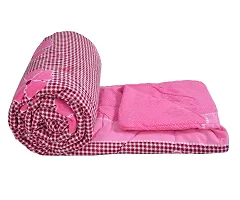 Home Solution AC Comforter Double Bed, Comforter for Winter, Comforter for AC Room Double Bed (230 x 250 cm) (Flower-Pink)-thumb2