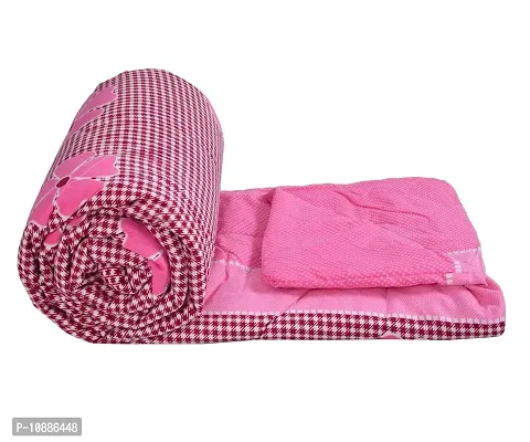 Home Solution AC Comforter Double Bed, Comforter for Winter, Comforter for AC Room Double Bed (230 x 250 cm) (Flower-Pink)-thumb3