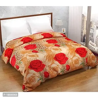 Home Solution AC Comforter Double Bed, Comforter for Winter, Comforter for AC Room Double Bed (230 x 250 cm) (Rose-Brown)-thumb0
