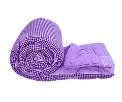 Home Solution AC Comforter Double Bed, Comforter for Winter, Comforter for AC Room Double Bed (230 x 250 cm) (Flower-Purple)-thumb2