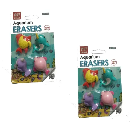 Aquarium Eraser For Kids Pack of 2