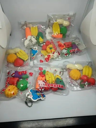 Fruits Eraser For Kids Pack of 4