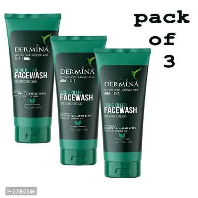 Drmina Acne Killer Facewash Pack of 3-thumb0