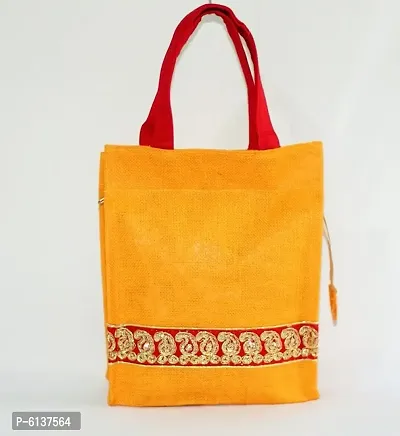 Eco-friendly Jute Tote Bag (Gift Bag)-thumb0
