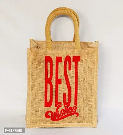 Eco-friendly Jute Tote Bag (Gift Bag)-thumb0