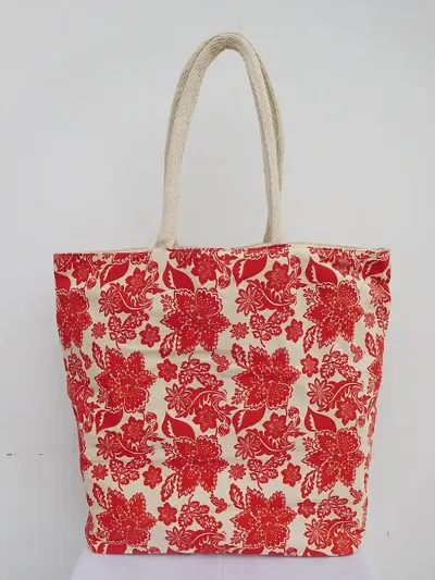 Elegant Canvas Printed Tote Bags For Women