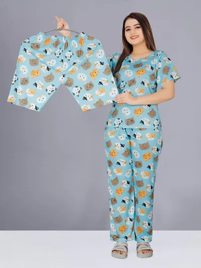 Must Have Polycotton Night Suits Women's Nightwear 