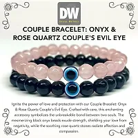 Evil Eye BLACK  PINK Bracelets for Women Stylish Couple Love Bracelet for Girls/Women/Boys/Men-thumb1