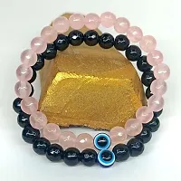 Evil Eye BLACK  PINK Bracelets for Women Stylish Couple Love Bracelet for Girls/Women/Boys/Men-thumb2