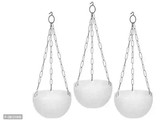 Hanging Planters for Balcony with Chain Pack of 3