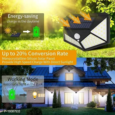 FOZZBEE 100 LED Motion Sensor Security Lamp for Home -Set of 1-thumb2
