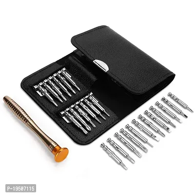 FOZZBEE Screwdriver Set 25-In-1 Precision Screwdriver Kit, Replaceable Bits Repair Tool Kit for Computer, Laptop, PC, Cell Phone, PS4