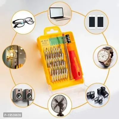 FOZZBEE  32 In 1 Screw Driver Toolkit - Multi function Universal Magnetic Screwdriver Toolkit For Laptops And Mobiles-thumb4