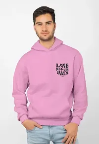 Mens Full Sleeve Love Never Printed Hoodie-thumb1