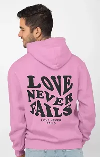 Mens Full Sleeve Love Never Printed Hoodie-thumb2