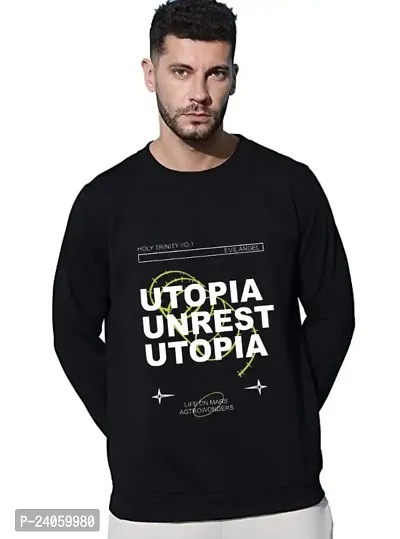 Mens Full Sleeve Sweatshirts Trendy, Stylish And Printed-thumb0